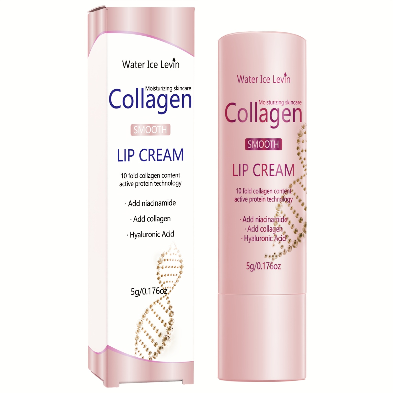 Image of Water Ice 10-fold Collagen Lip Cream - Niacinamide Acid, Instantly Plumps Lips And Delivers Long-lasting Moisturization, Plump And Smooth Lips, Suitable For All Lip Skin Types And Sensitive Lips