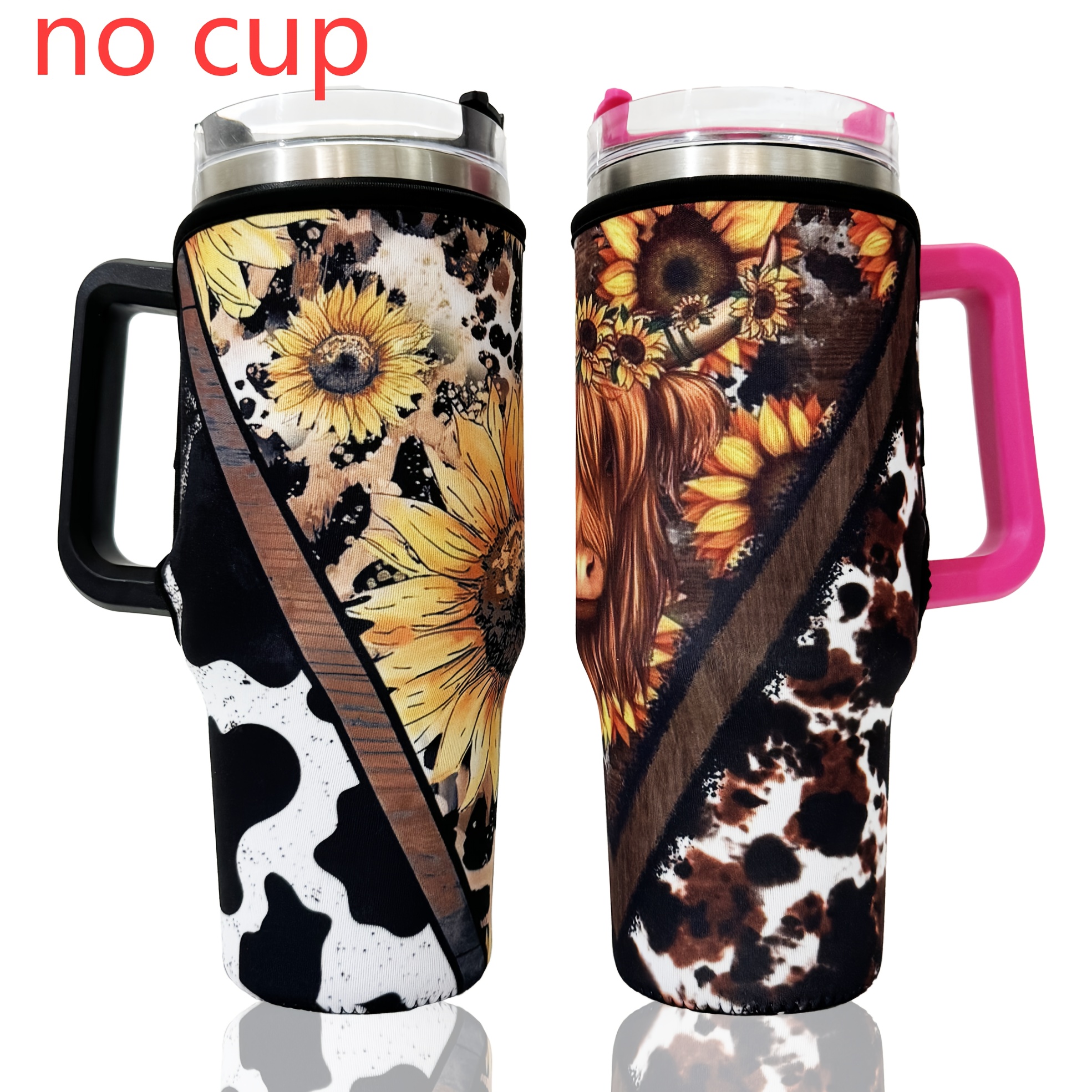 

1pc 40oz Tumbler Cup Sleeve, Neoprene Insulated Cup Cover, Anti-drop Protection Cover, Anti-scratch Cover (only Cup Cover)