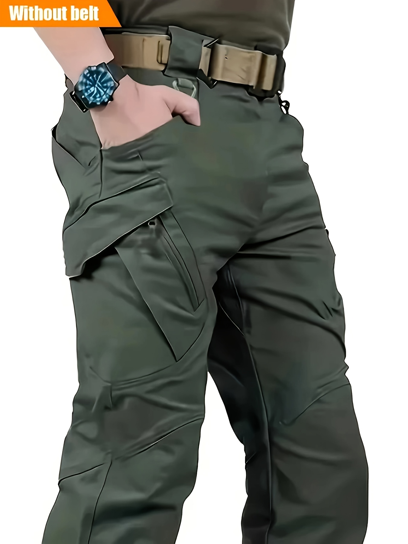 Pantalones cargo tácticos ligeros para hombre con PE - Imagen 3