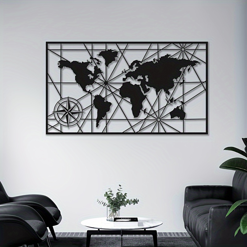 

Map Art - Unique Decor For , , Bedroom &