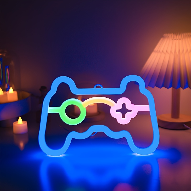 Déco Manette Playstation lumineuse 