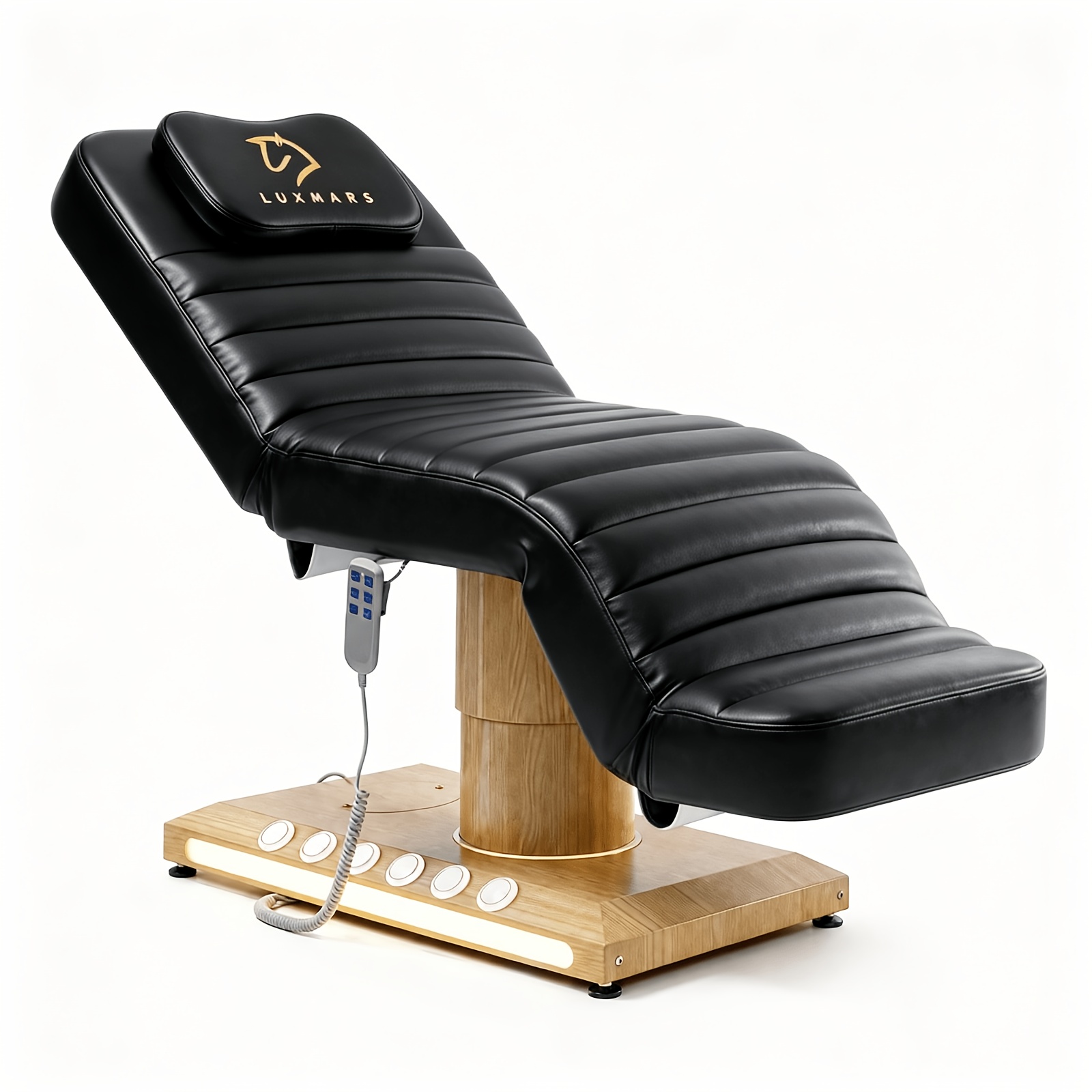 full electrical massage table, 3 motors facial chair with remote and   controller, tattoo chair for esthetician with pillow, beauty bed with removable headrest for spa, salon, waxing Product details 8