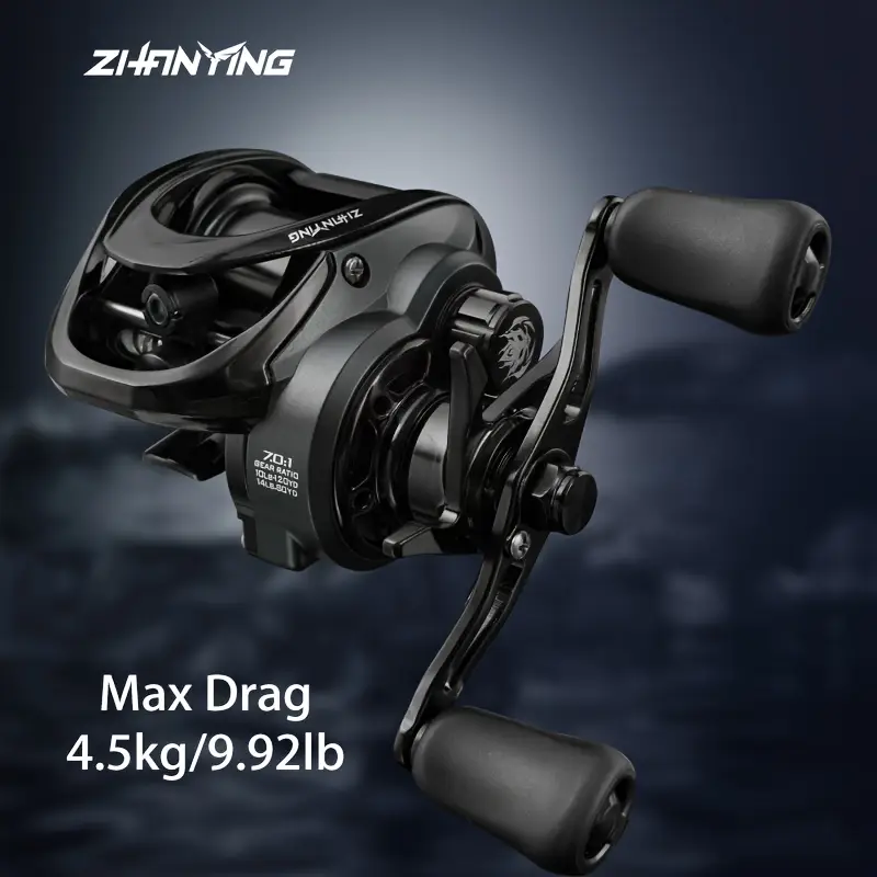 ZHANYING Baitcasting Reel, 7.0:1 Gear Ratio, 4.5kg Max * Versatile for Fresh & Saltwater, Ceramic/Stainless Bearings * 5+1 BB, Ultralight/All-Purpose, Long Cast Anti-Backlash Fishing Coil for ... ZHANYING Baitcasting Reel, 7.0:1 Gear Ratio, 4.5kg Max * Versatile for Fresh & Saltwater, Ceramic/Stainless Bearings * 5+1 BB, Ultralight/All-Purpose, Long Cast Anti-Backlash Fishing Coil for ...