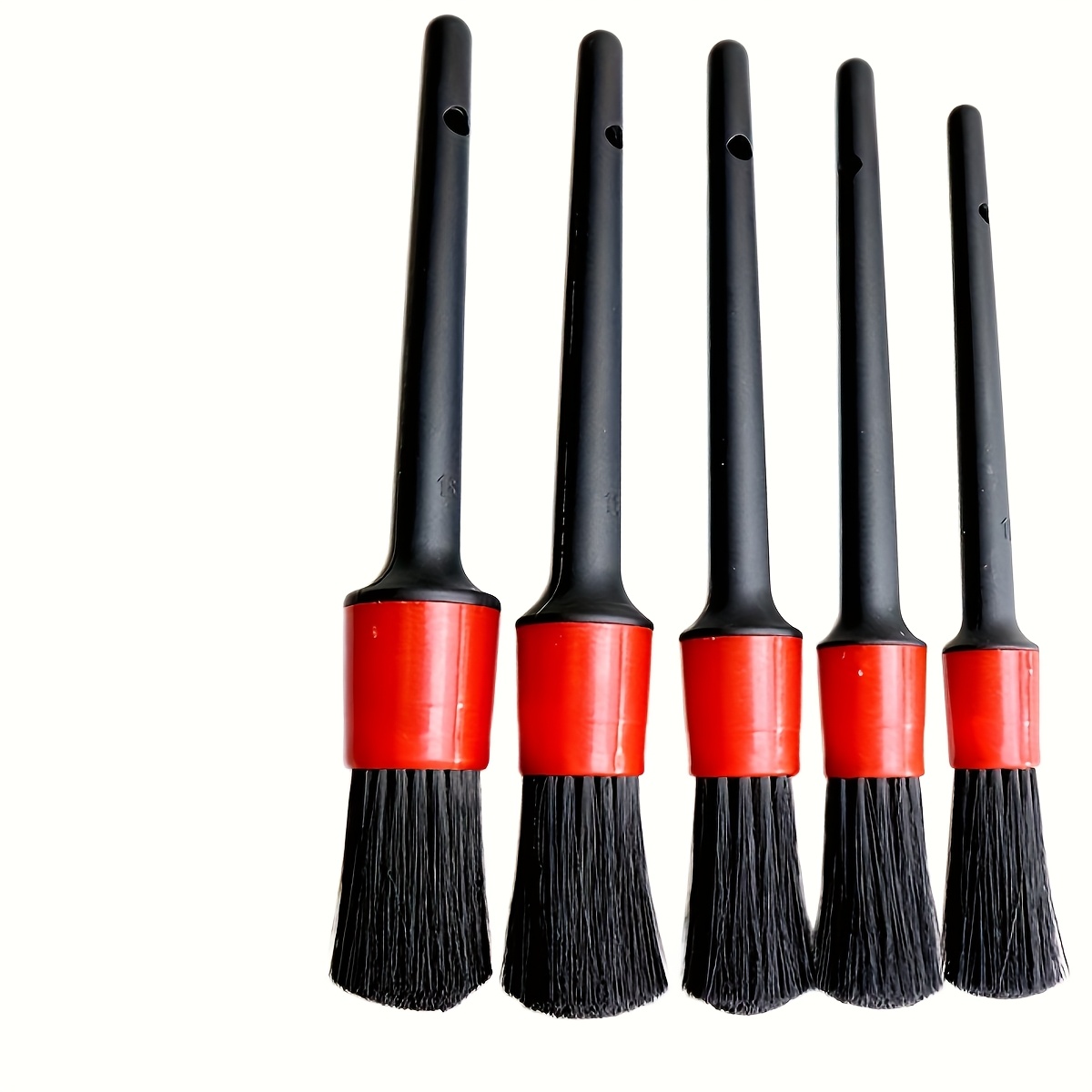 

5pcs Auto Detailing Brush Set, Plastic Car Wash Kit For Wheel, Interior, Dashboard & Cleaning, No Electricity Needed, Vehicle Maintenance|ergonomic Grip| Plastic Brushes, Car Cleaning Accessories