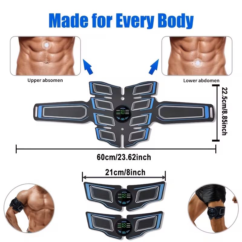ems whole training band muscle stimulator abdominal muscle training band muscle stimulation massage instrument ideal for reading watching movies and housework muscle training massage instrument Product details 3