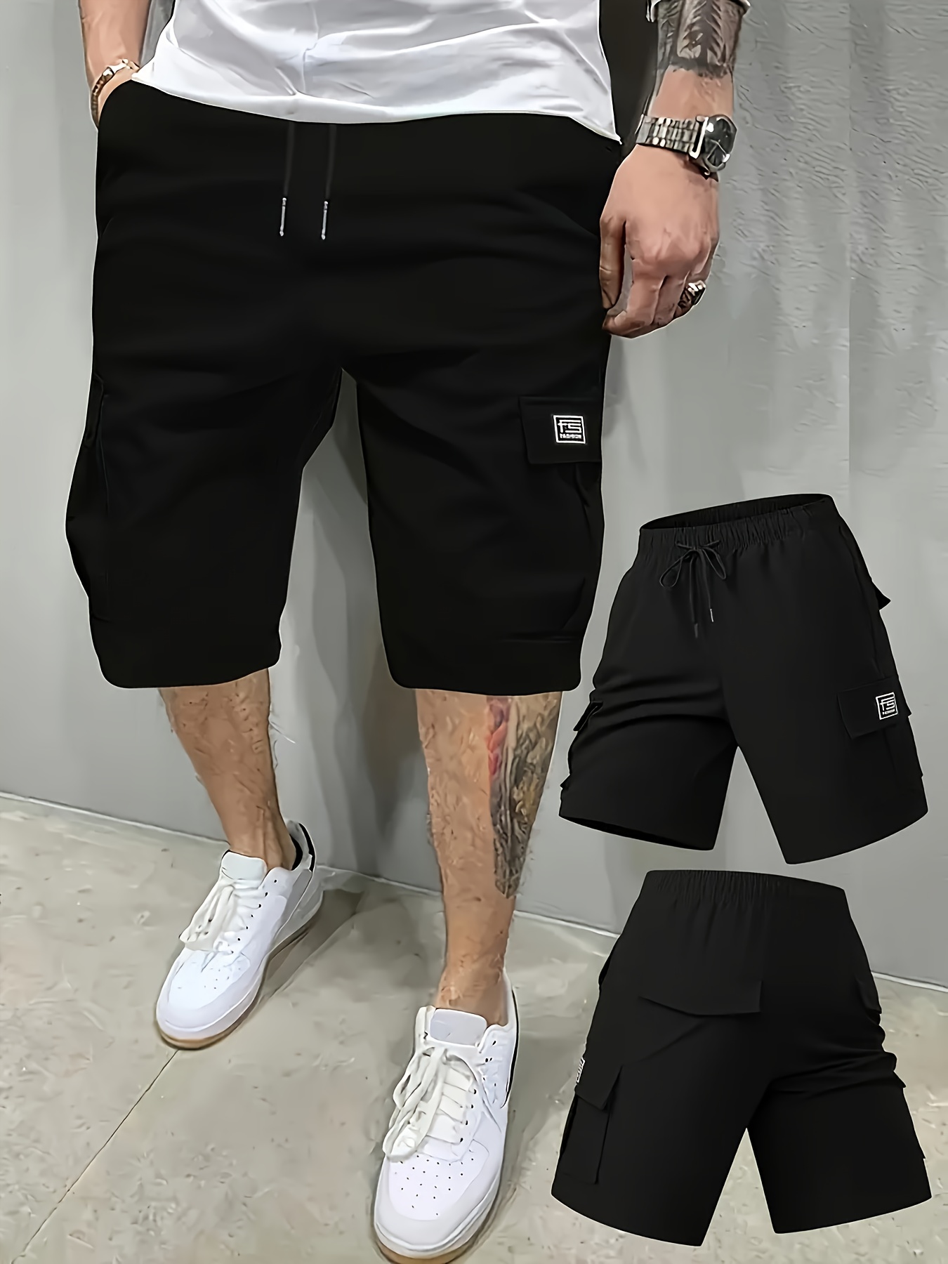 Short Cargo Homme Multi-Poches Nouveau Short de Travail Cargo Transfrontalier pour Homme avec Plusieurs Poches, Short de Randonnée Décontracté et à la Mode pour l