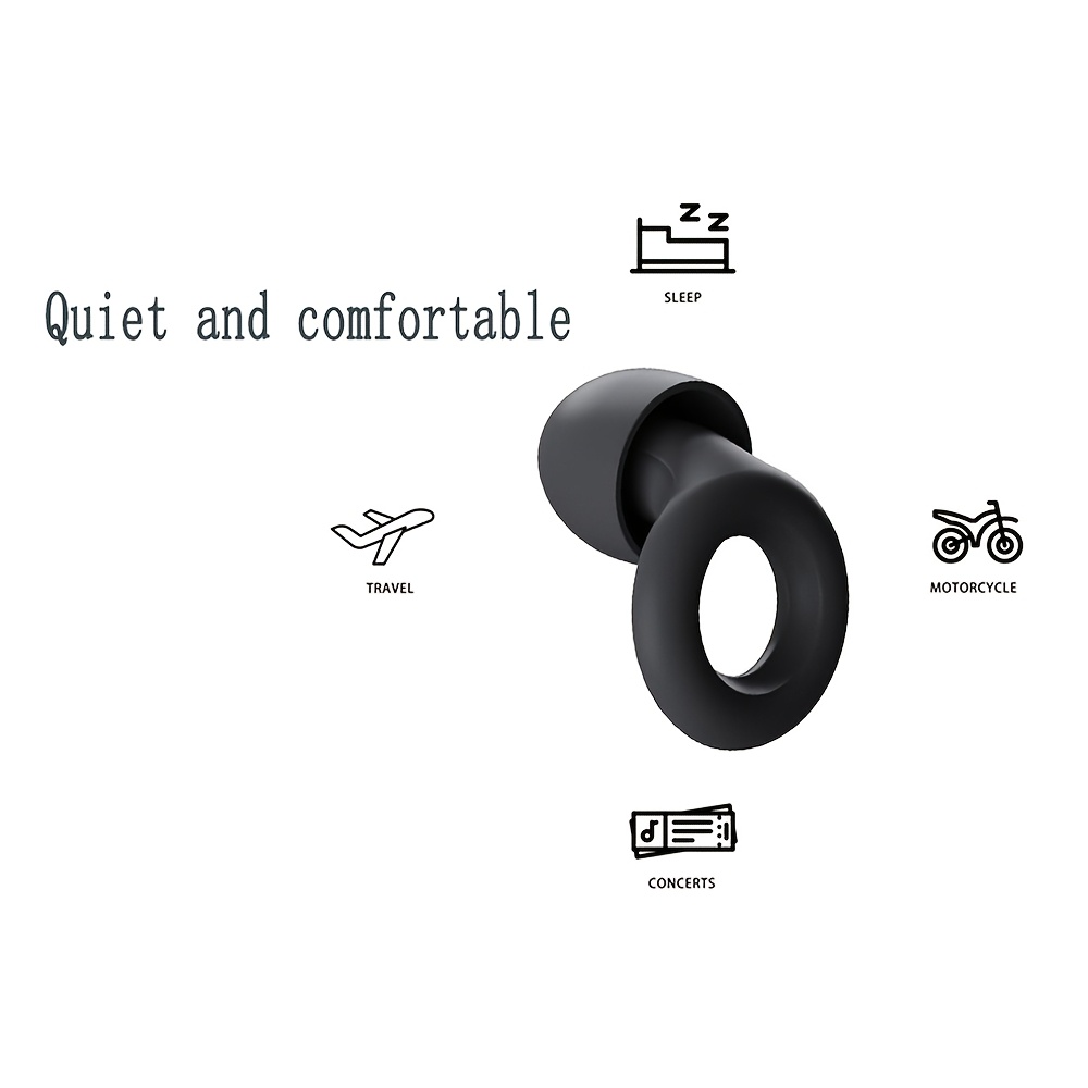 Sleep Swimming Earplugs, Suitable for Swimming, Sleeping, Studying, Concerts, Traveling, And Working. Durable And Comfortable, These Reusable Soft Silicone Earplugs.