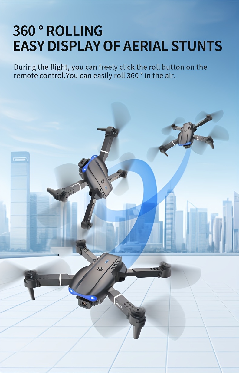 [NEW Drone MAX Upgrade Edition] NEW Drone MAX Upgrade Edition with 2 Batteries - Screen Control, Dual Camera, Obstacle Avoidance, Brushless Motor, Foldable Arms, Ideal for Night Flying, Remote Control with Screen