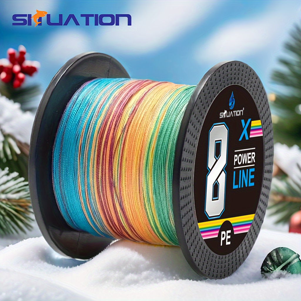 

1pc 914m/1000yds Durable 8-strand Braided Line, High Tensile Strength Pe Line, Fishing Accessory