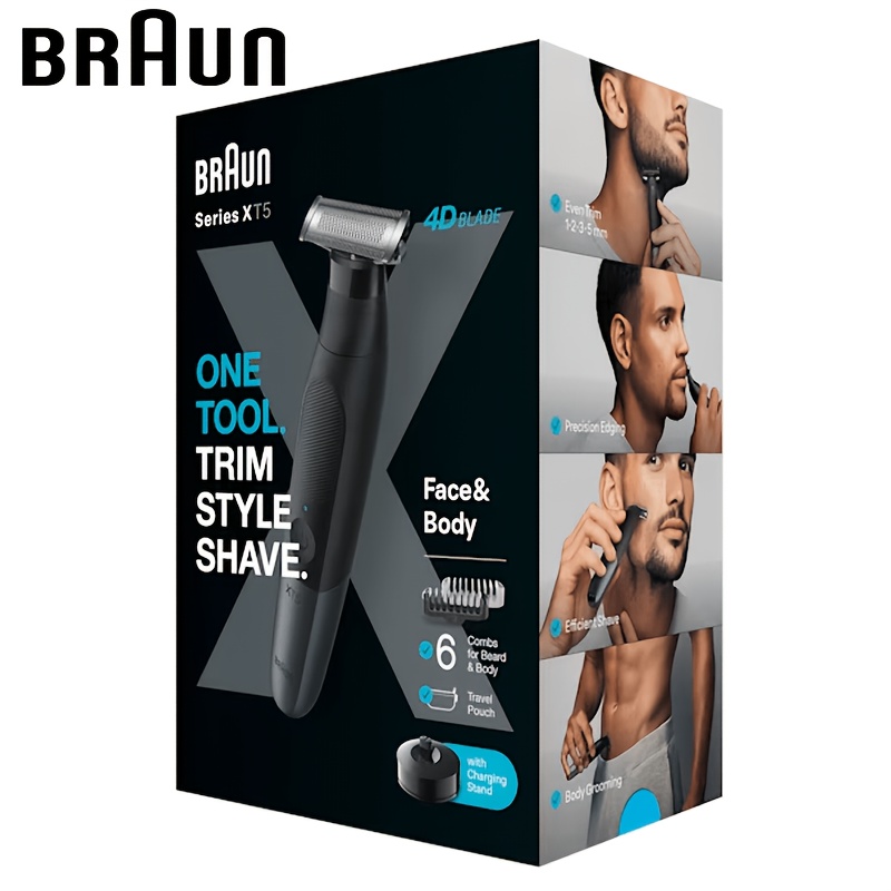 Braun Series Xt5300 Face And Body Trimmer