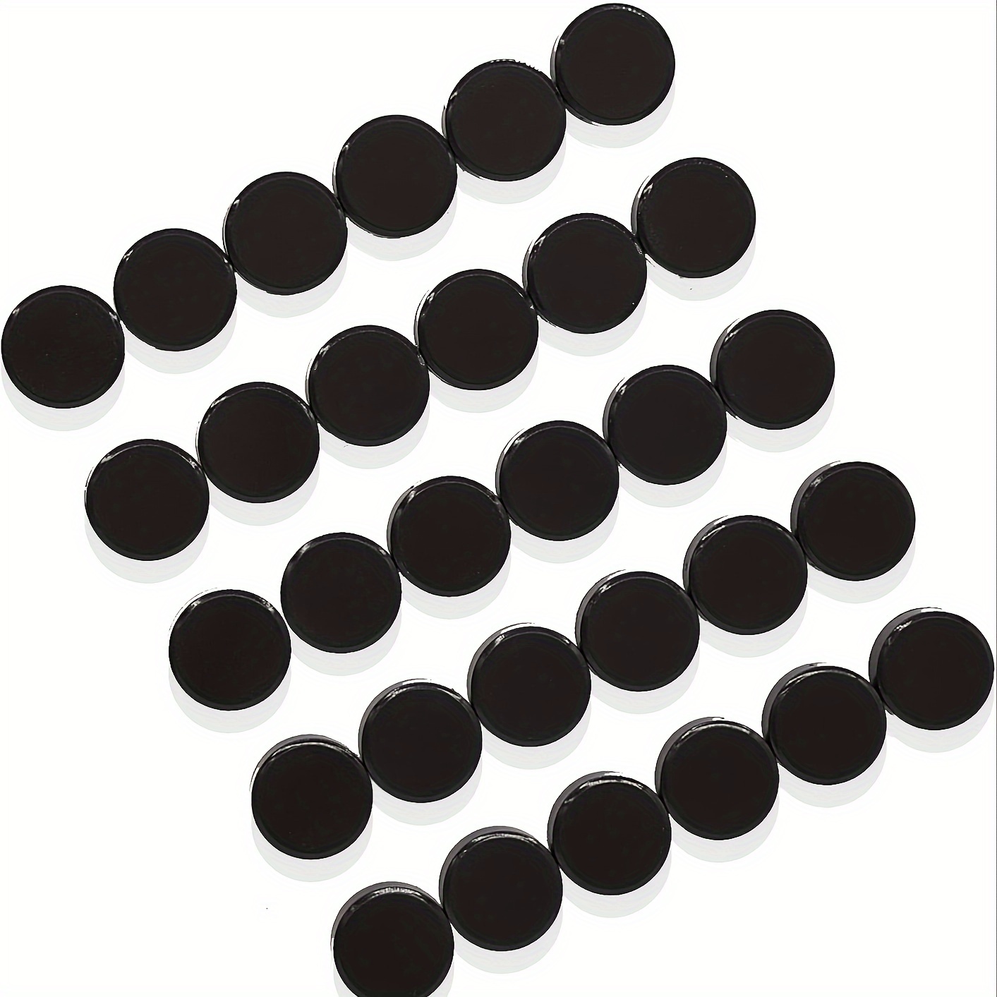 

30 Pcs Black Round Metal Fridge Magnets, Button Shaped, Strong & Magnetic Discs For Whiteboard, Kitchen, Cabinet, Christmas, Halloween, Easter, Hanukkah, Thanksgiving Decor.