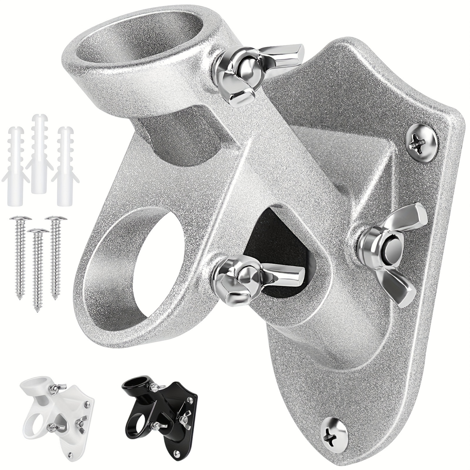 Flag Pole Holder Flag Pole Bracket Heavy Duty Metal Flag Mount Aluminum  Alloy Mounting Brackets Outdoor Strong Rust Free Dual Position 1 Inch  Silvery - Sports & Outdoors - Temu Ireland