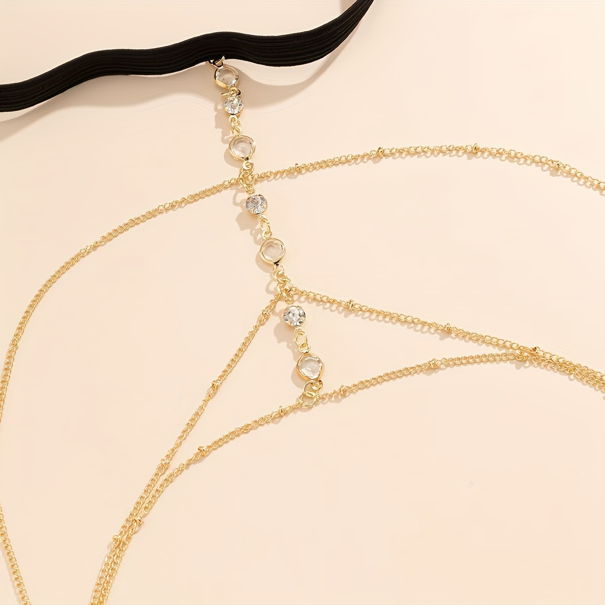 a single gem anklet suitable for everyday wear during vacations for teenager Product details 2