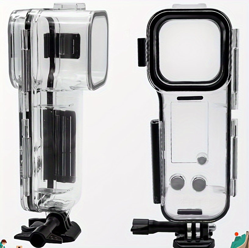 sports camera housing waterproof tempered glass material for pocket 3 details 2