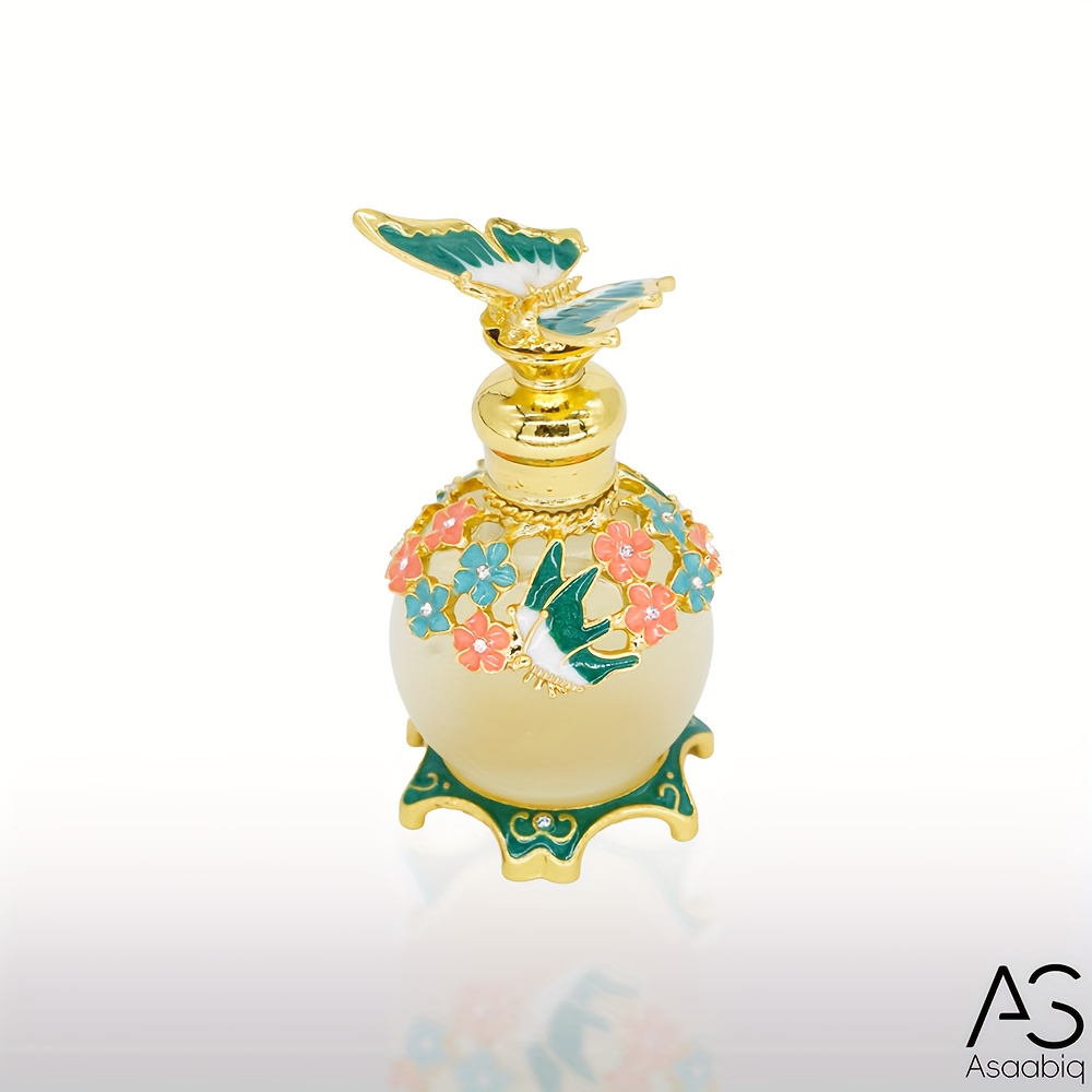 Asaabiq Miraj De Parfum, 0.52fl.oz Floral , Luxury Incense Rose & Oud Scent, Complex Long Lasting Perfume Oil