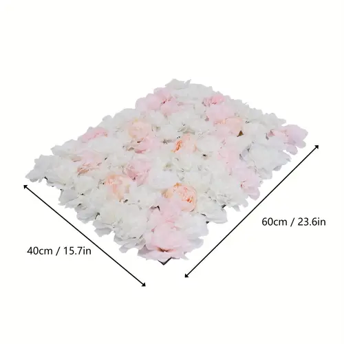 20pcs artificial flower wall rose wall diy background silk flower
