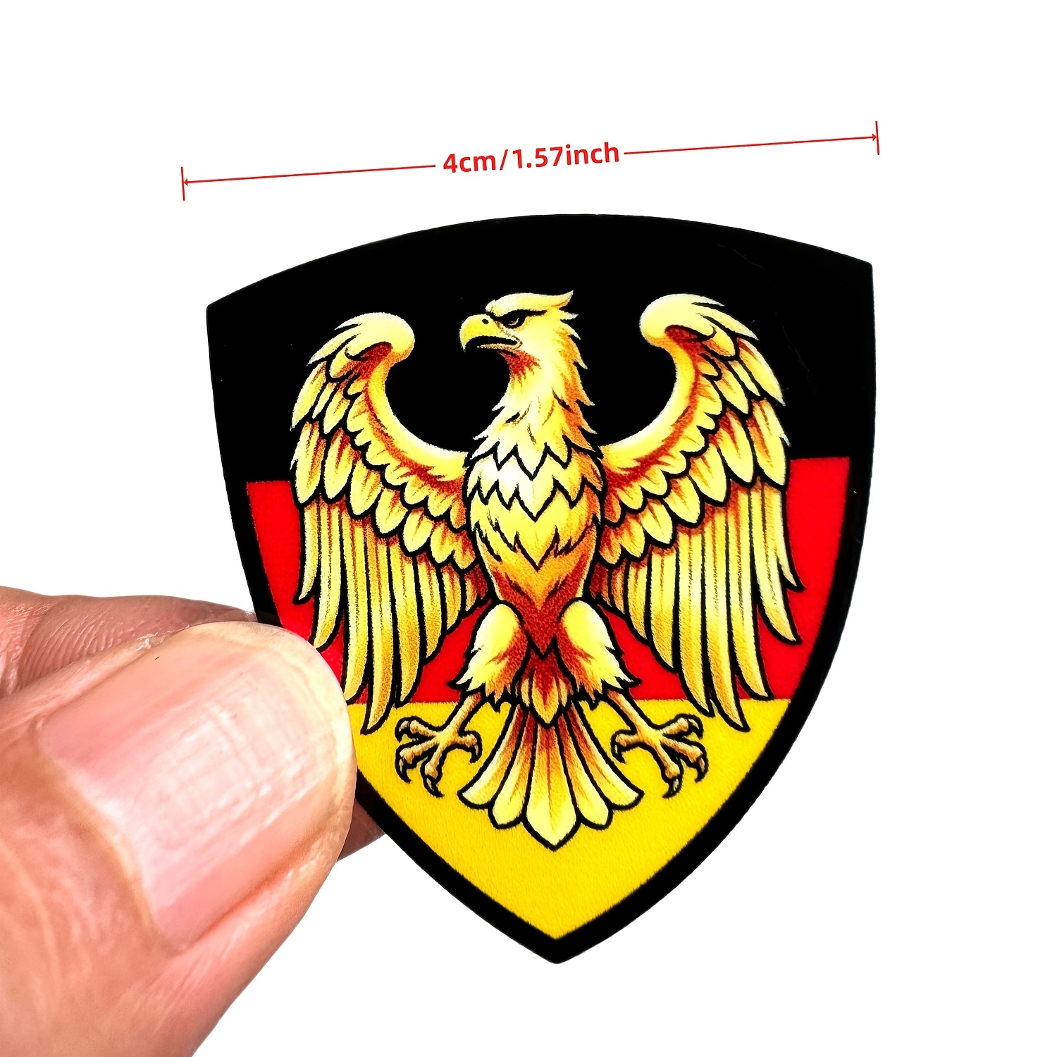1piece Golden Eagle Sticker Badge Decal- Suitable For Cars, Trucks, Motorcycles, Phones, Laptops, Suitcases, Bumpers, Windows & Table Glass