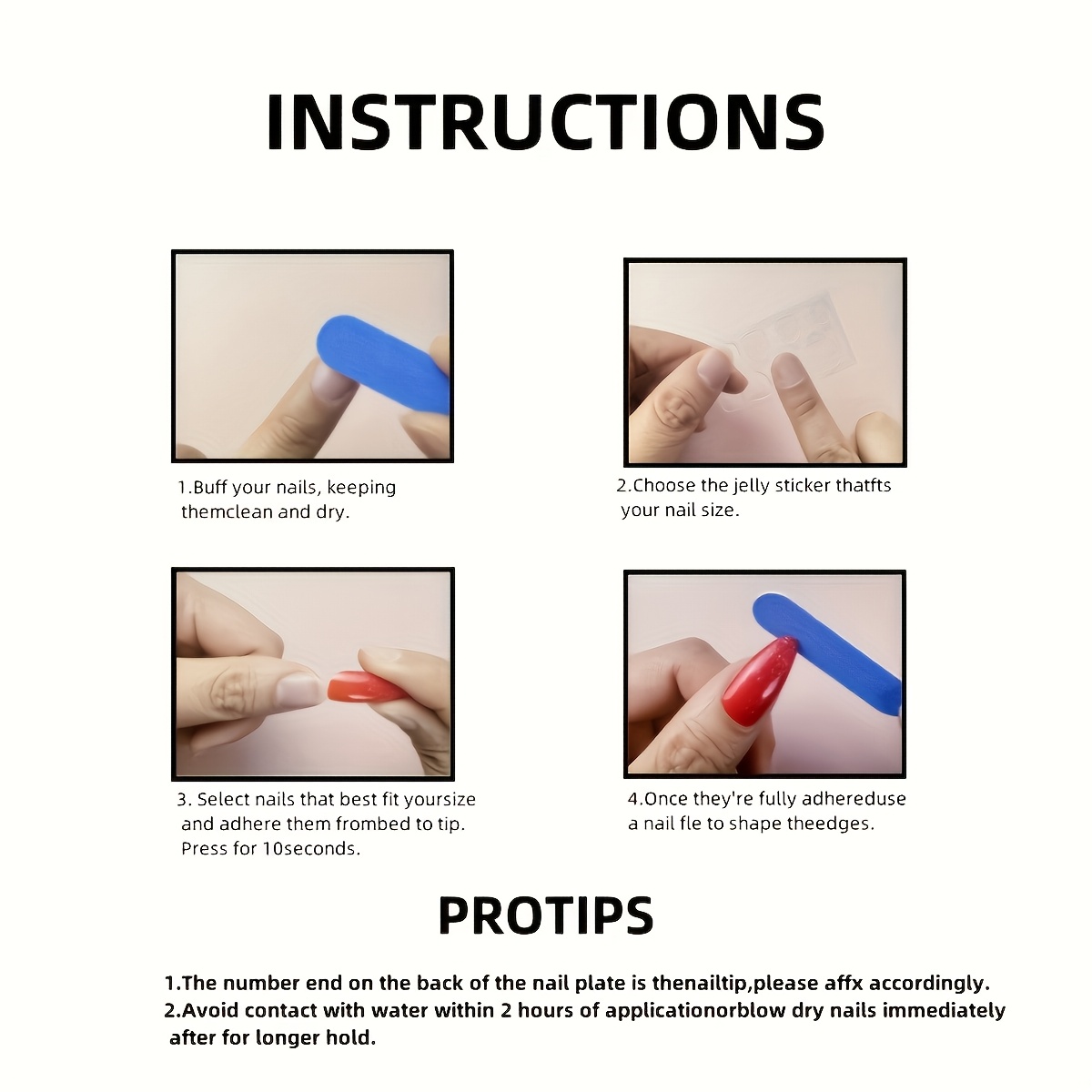   style with   24pcs nail stickers designed for a sophisticated and elegant   for enhancing your     versatile minimalist   nails are extendable and removable and come with jelly   and a nail file Product details 5