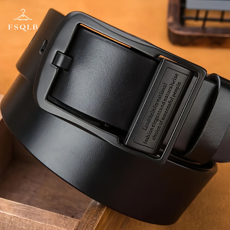 fashionable belt for men retro belt dual sided leather belt versatile belt for business christmas gift details 1