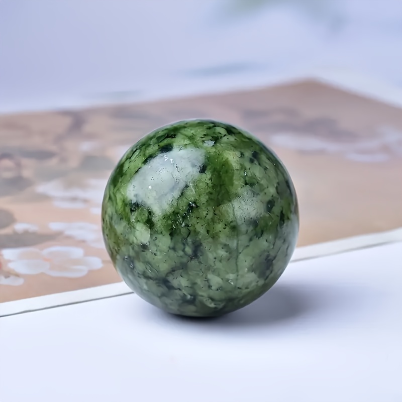 Image of 1pc Natural Quartz Crystal Ball - And Texture, Perfect For Tabletop Decor, Base Not Included
