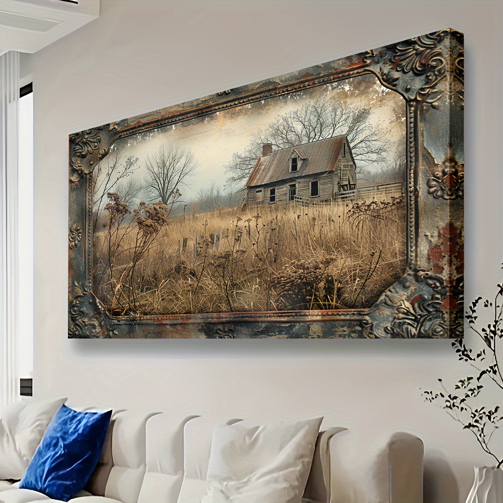 

1pc 2d Wooden Painting Ranches For Decoration, & , Decor, , Ready To