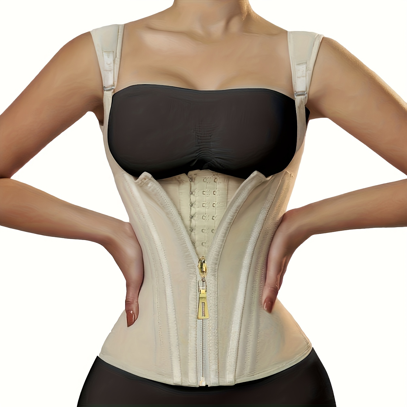 women' shapewear tank top waist-cinching belly control corset