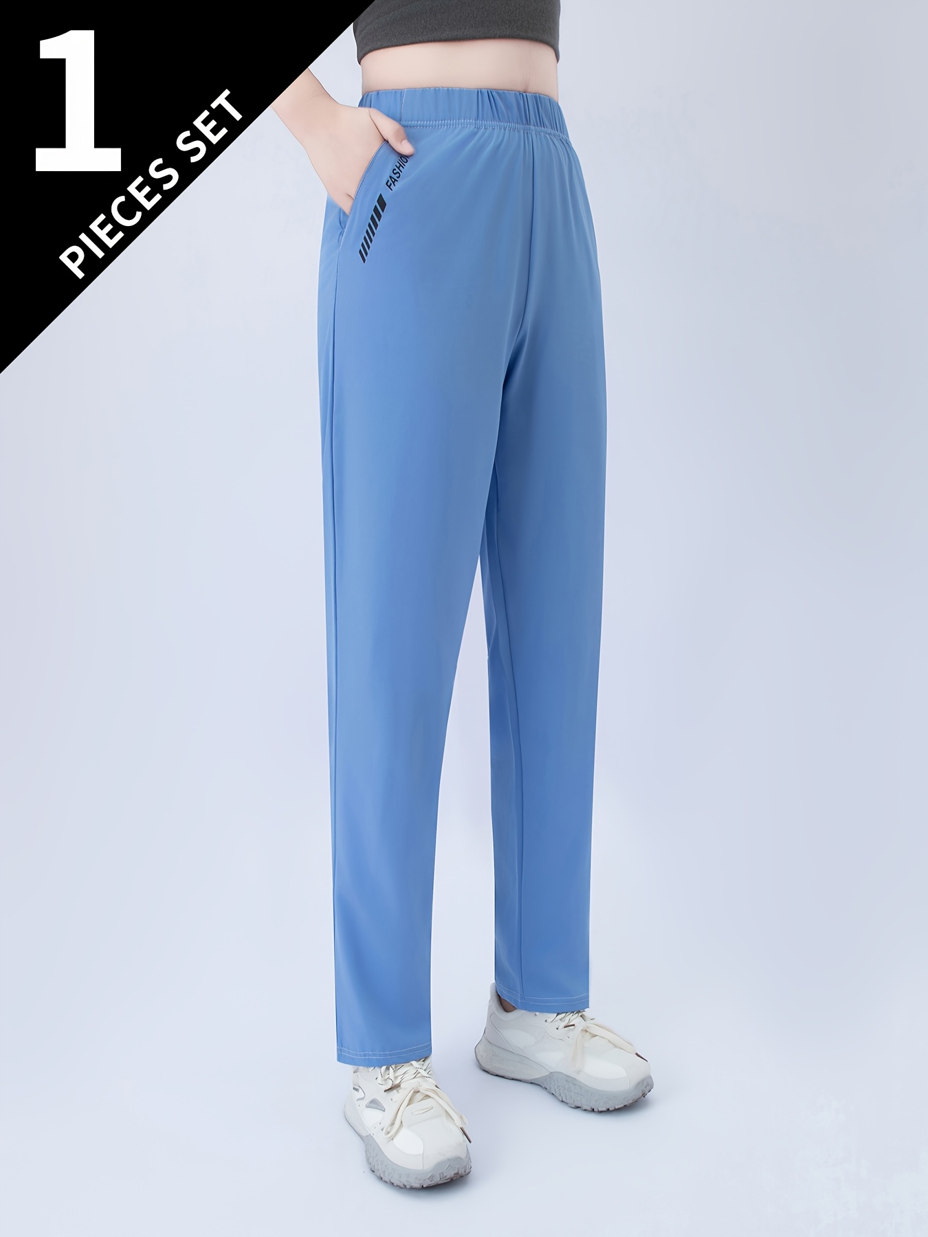 1pc breathable quick dry thin summer pants   fabric straight leg outdoor sports hiking trousers