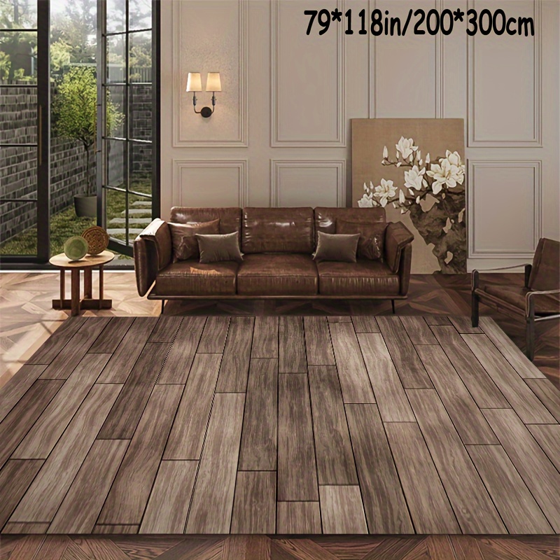 

- Doniel Wood Area Rug - 1100gsm, & Tpr Backing For , , , And