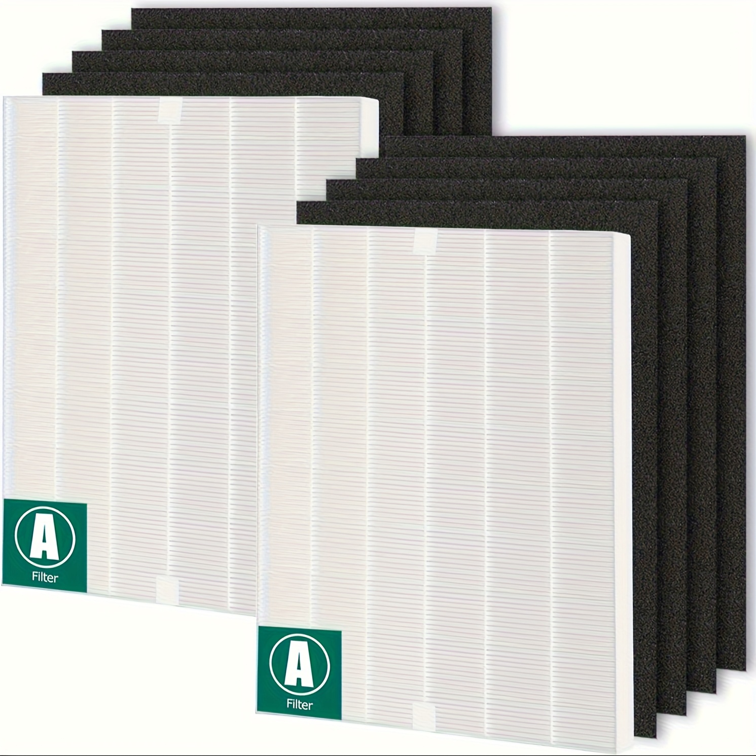 TEMU 10 piezas de filtros de repuesto para purificador de aire - Tamaño real 21 filtros y prefiltros de (2+8) - Compatible con C535, 5300-2, 6300-2,