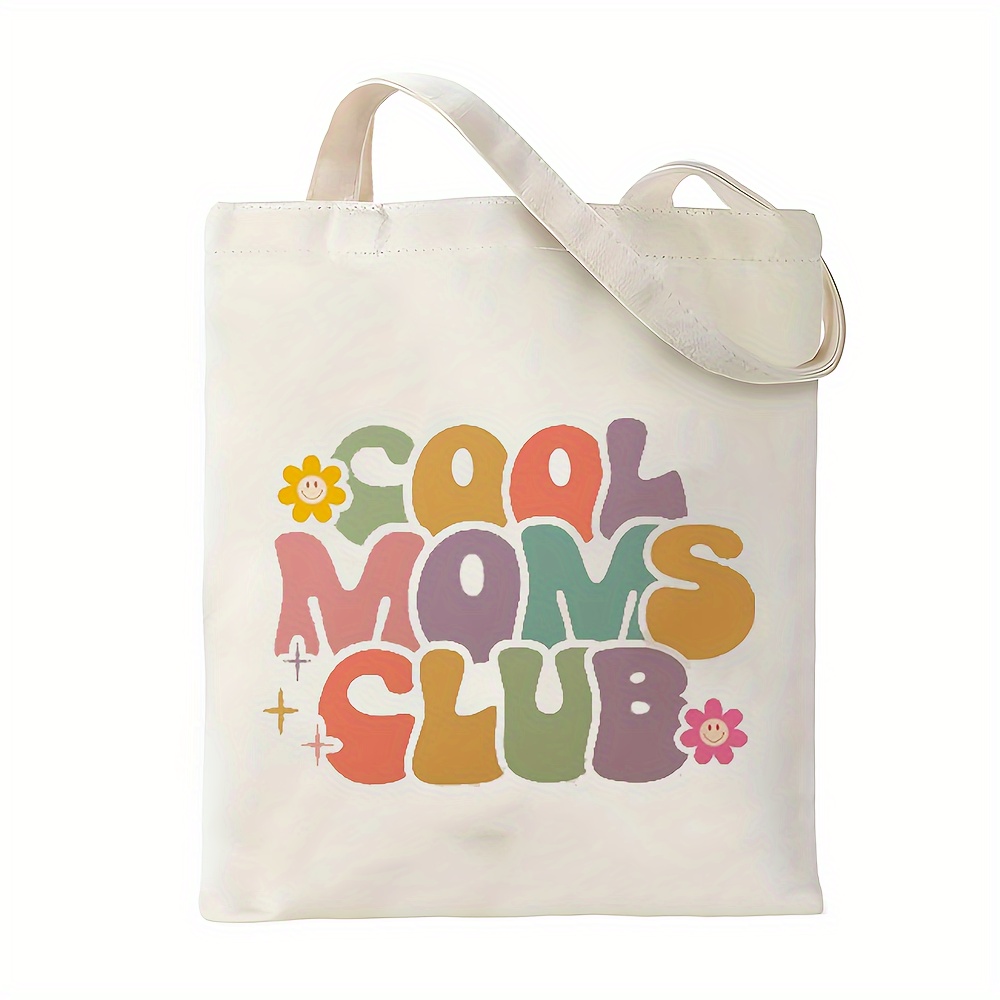 

1pc Tote Bag " Club" - Reusable Shoulder For Jewelry And Books,diy ,beading Storage,beading&jewelry Making