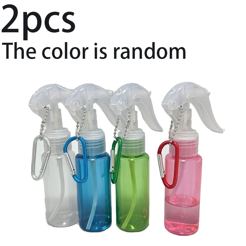 2/4/6pcs Portable Spray Bottles Travel-friendly Mist Sprayer For Essential Oils Cosmetics And Keychain Design For Easy Carrying Random Color