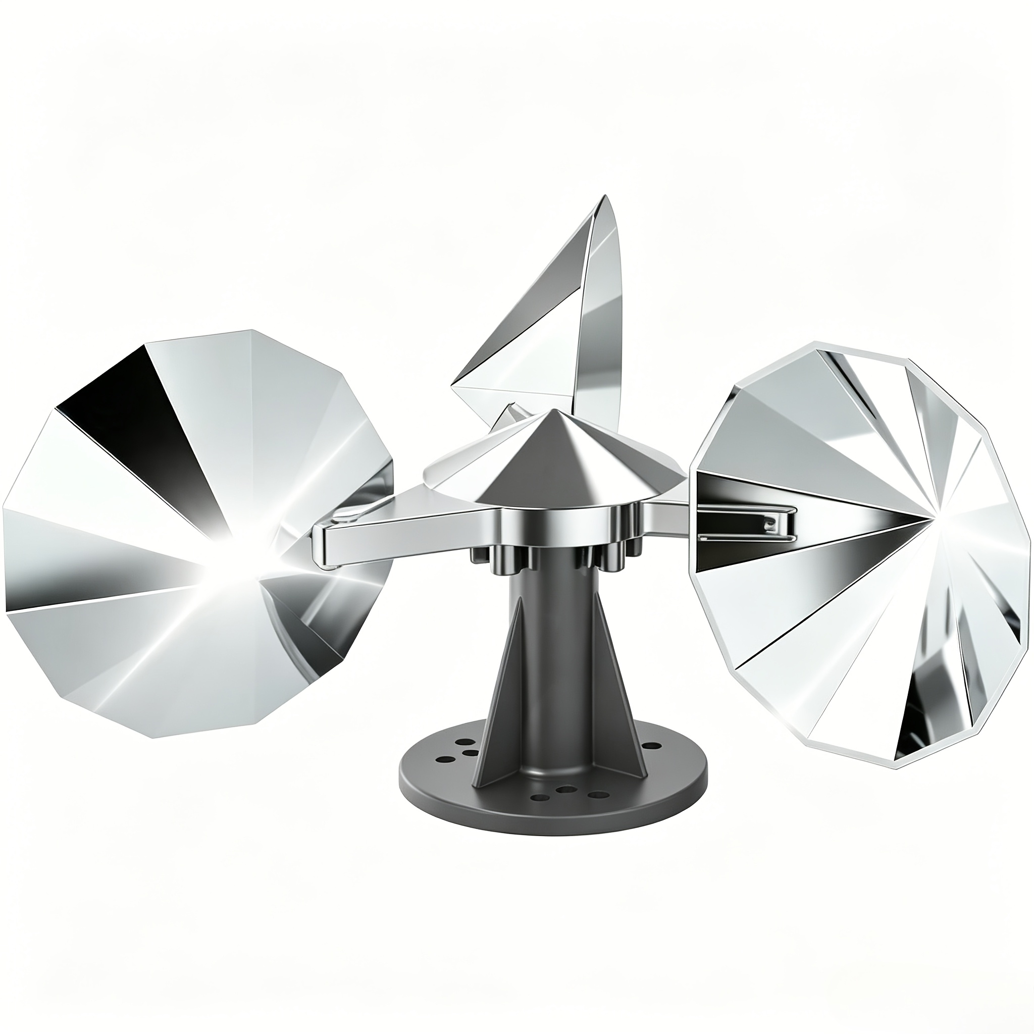 TEMU 2026 New Upgrade Bird Scare Reflective Device, Bird Reflector With Plastic Base For Outdoors, Keep Pigeons And Away For Outdoor Boats Roofs