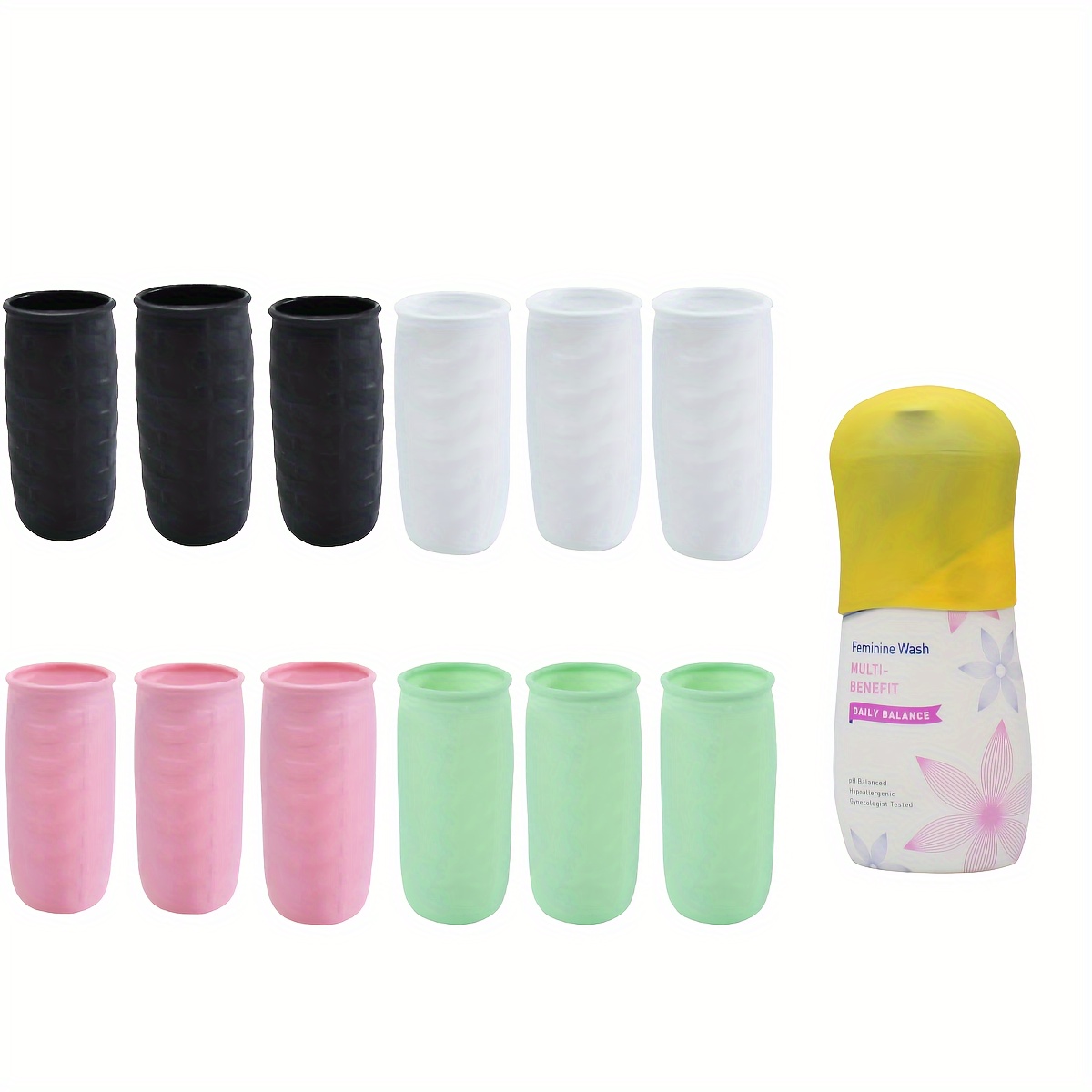 

12pcs Elastic Leakproof Silicone Bottle Sleeves For Cruises, Travel Essentials, Luggage Accessories, Fits Most Travel-size Toiletry Bottles