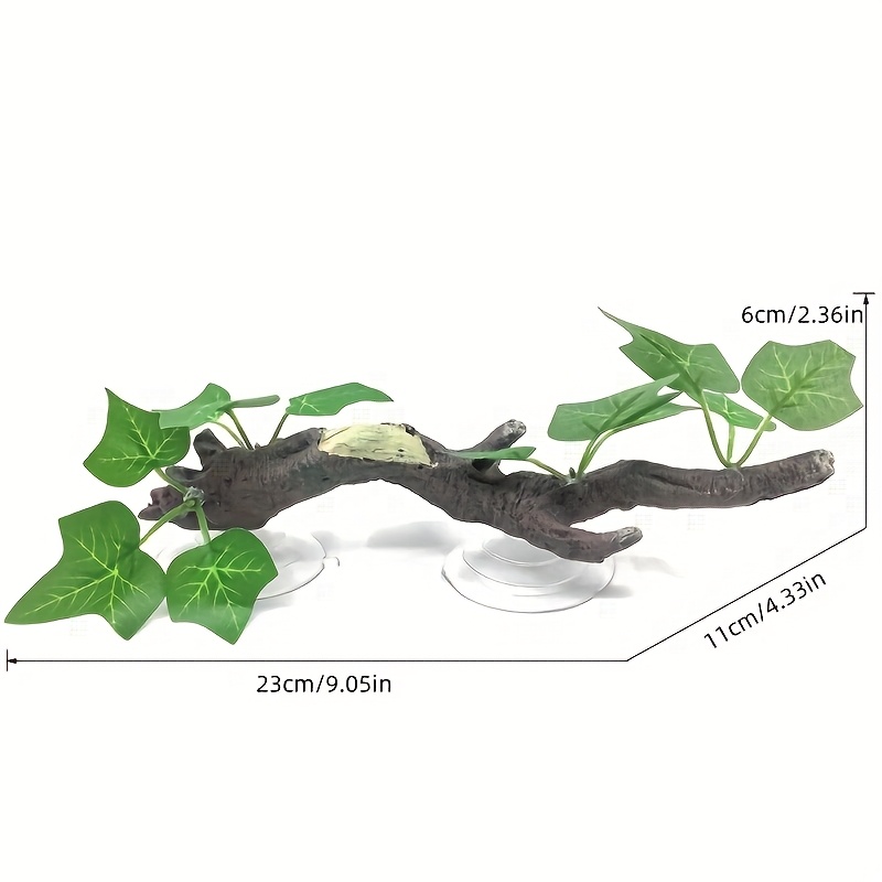 Set of 2 Resin Reptile Branches for Climbing