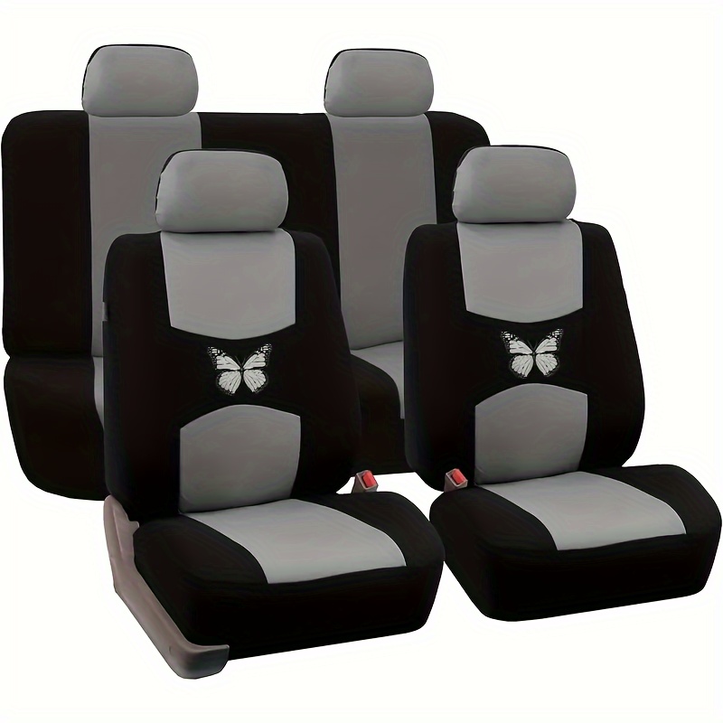 

Butterfly Car Seat Covers - Soft, Breathable & -seater Vehicles, , Enhances Interior