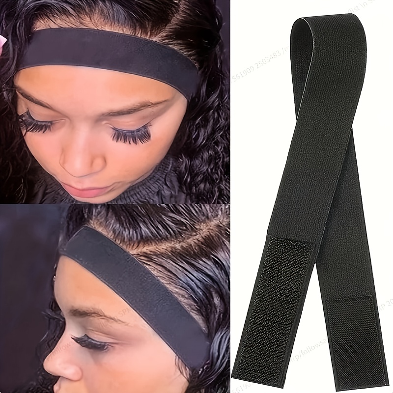 1 2 3 4 6 wig edge fusion tape suitable for lace wigs adjustable hook and loop   band hairline elastic band