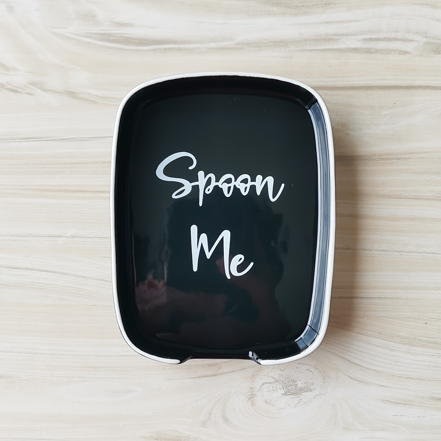 Image of Stove Noodle Ceramic Spoon Holder, Large Spoon Holder, Kitchen Counter Spoon Holder, Coffee Spoon Holder, Heat-resistant Cooking Utensil Holder, Kitchen Decorative Ornament, Mom And Dad's
