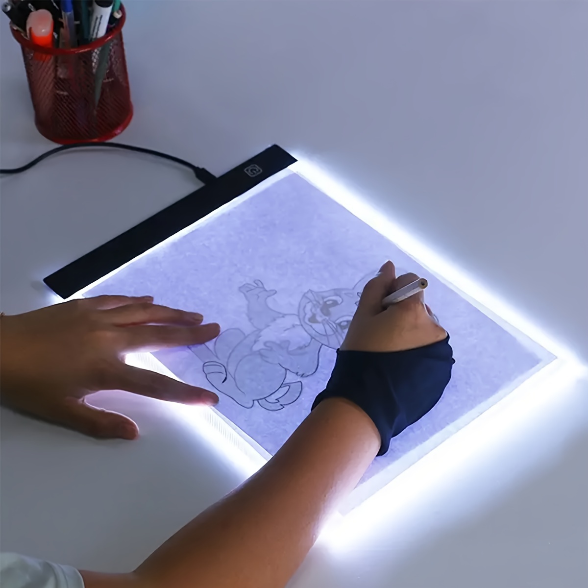 

Ultra-thin Led Tracing Board For Tattoo Drawing, Sketching, Animation, And Stenciling - Portable A5/a4 Size With Adjustable Usb Interface