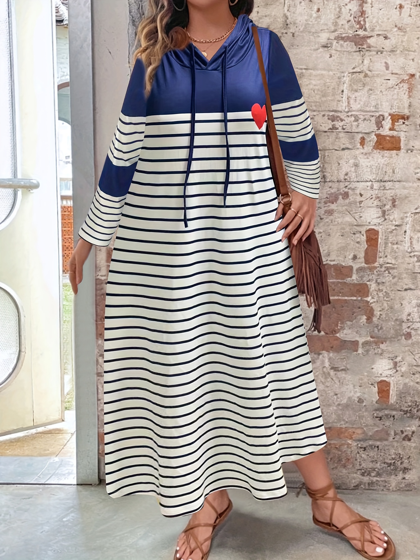 knee length dresses for ladies Robinhood Hooded Sweatshirt Dress