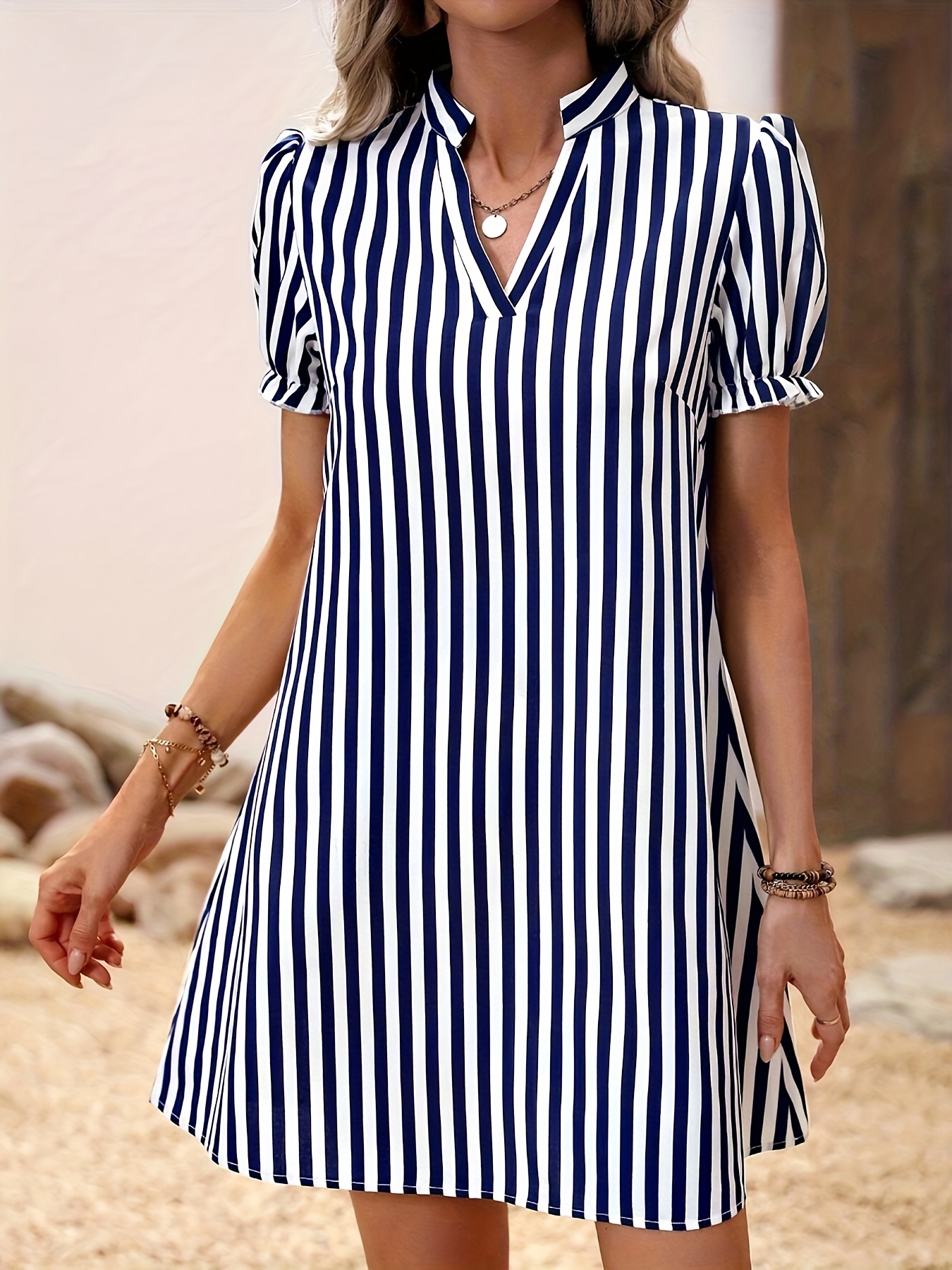 Buy Quealent Women's Striped Print Wear To Work Career Sheath Dress Party  Mini Dress Online at desertcartJamaica