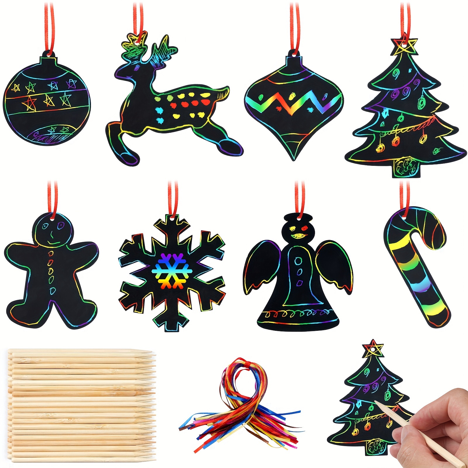 

64 Pcs Christmas Crafts , Diy , Christmas Kits