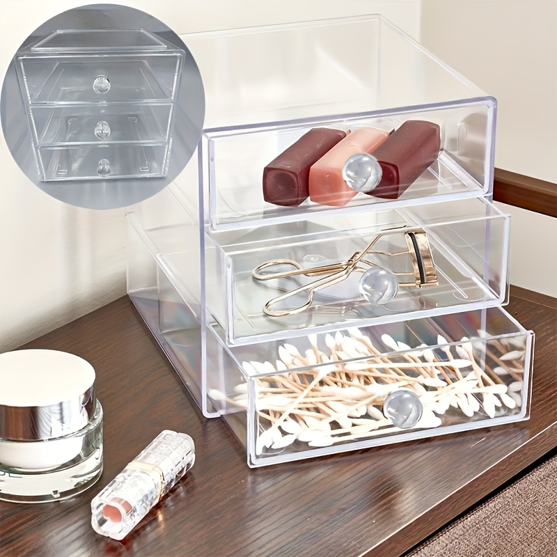 12-teiliges Schubladen-Organizer Set – 4 Größen, Transparent, Für Make-up, Schmuck, Küche & Bad