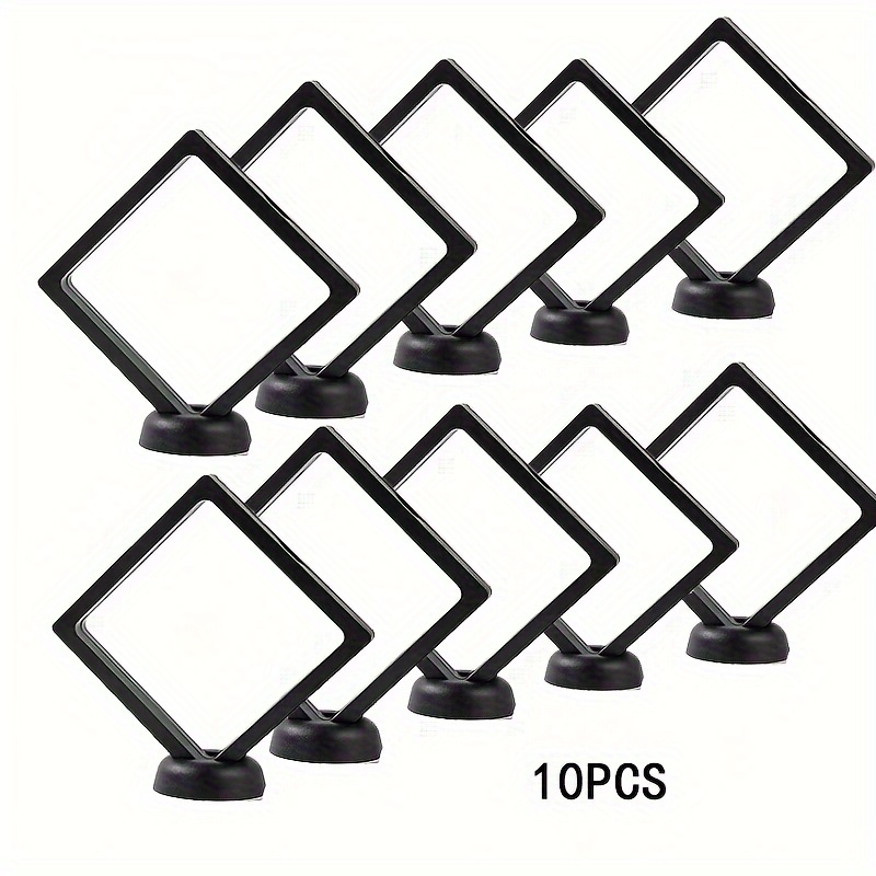10pcs jewelry display box jewelry holder stand floating display case jewelry storage and organization for dresser vanity desktop valentines day gift supplies aesthetic room decor