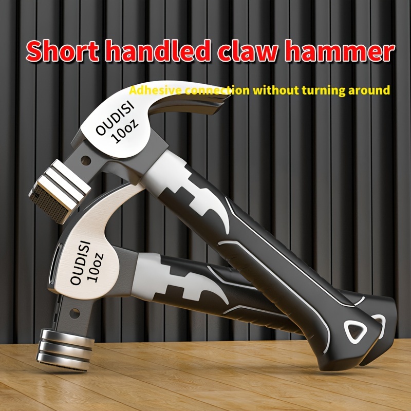 

Miniature Claw Hammer, Carpentry Mace, Top Magnetic Suction Firm Iron Nail, Non Slip And Shock Proof, Suitable For Blacksmiths, Carpenters, Mechanical Maintenance Installation