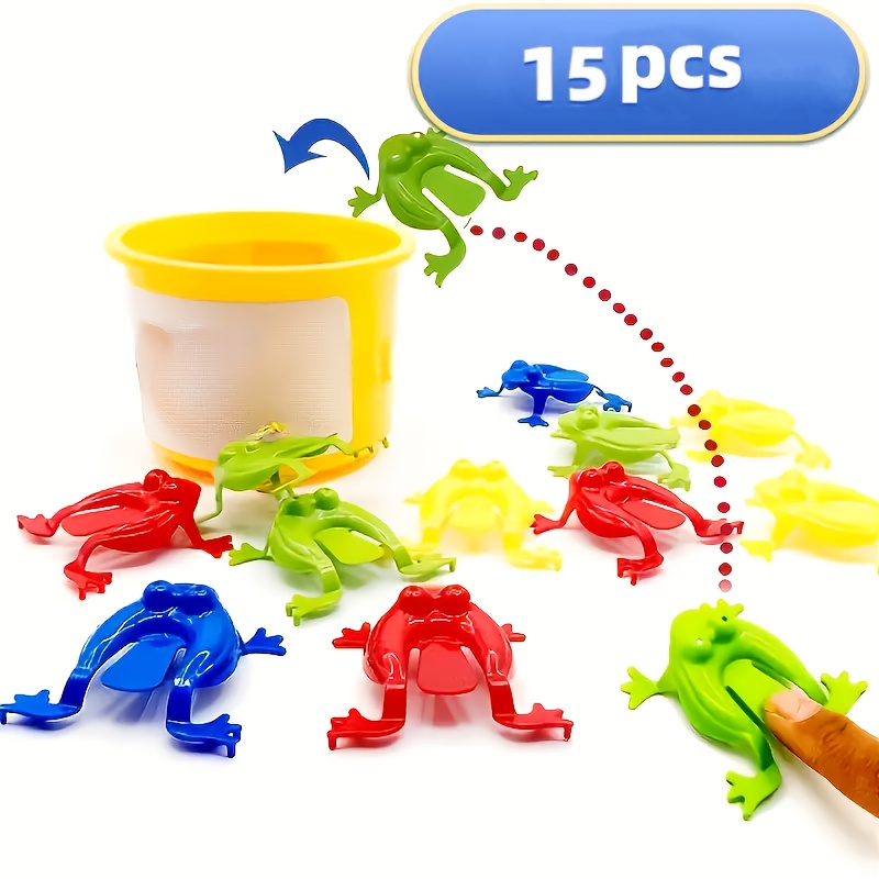 15pcs frogs jumping frog bouncing toys novelty birthday gift party favor creative small gift holiday accessory birthday party supplies for halloween christmas event party supplies halloween christmas for christmas newyear valentine party