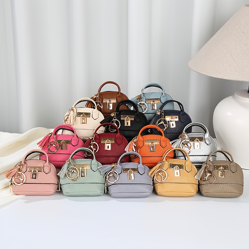 mini bag charms sold on Temu United States