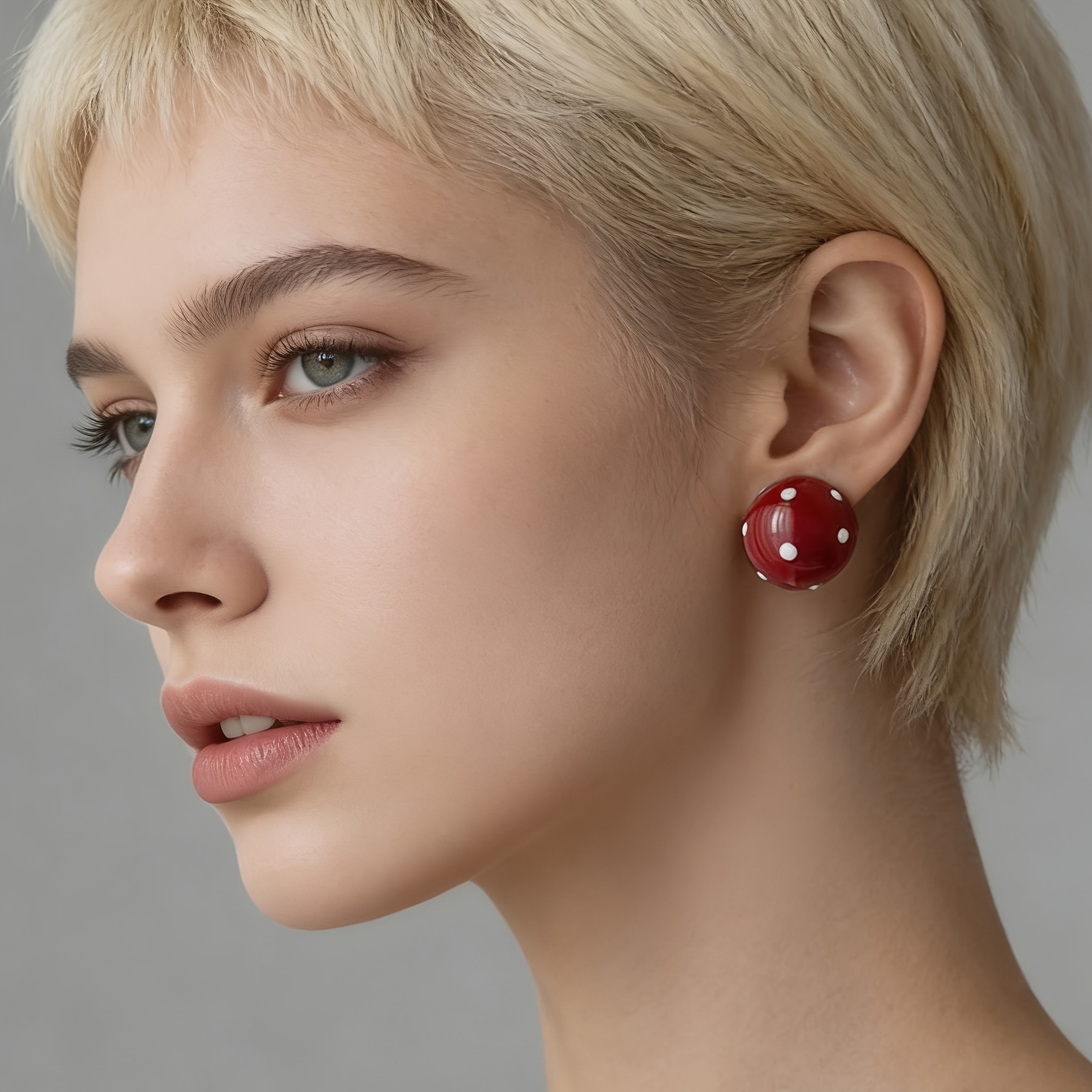 TEMU Pair Of Sweet Elegant Small Round Stud Earrings Women's Holiday Birthday Date Party Vacation Shopping Daily Additions (earplugs In Picture Are