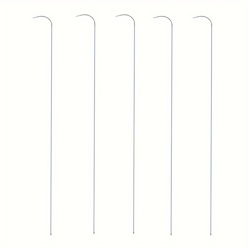 Fine-tuning Needle 5pcs Jewelry Rotator Rotating Tool, Rotator Bent Needle, Beading Needle