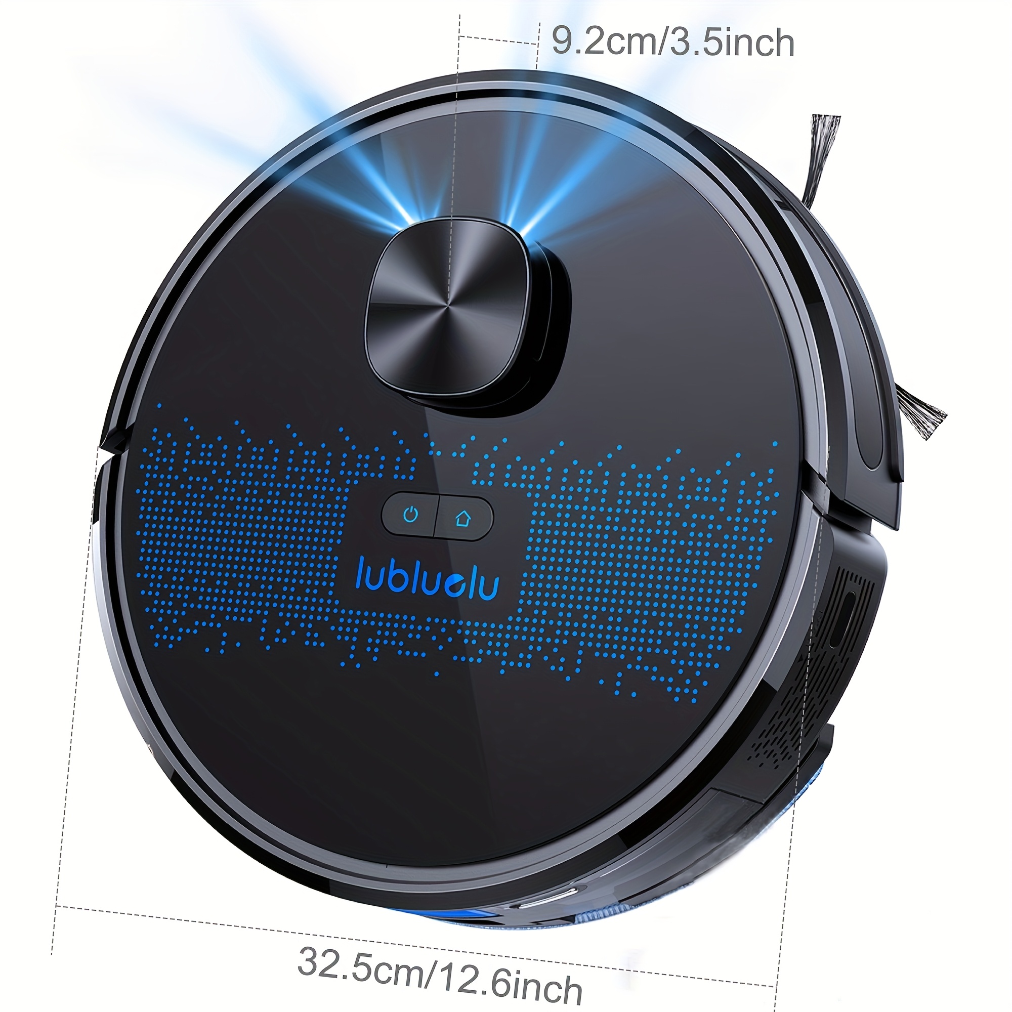 Lubluelu Sl60d 7500pa Robot Vacuum And Mop Combo With Laser Mapping, App Suitable For Carpets & Hard Floors, Self-robotic Sweeper And , Quiet Floor Cleaner For Pet Hair, Virtual Walls, Sweeping System