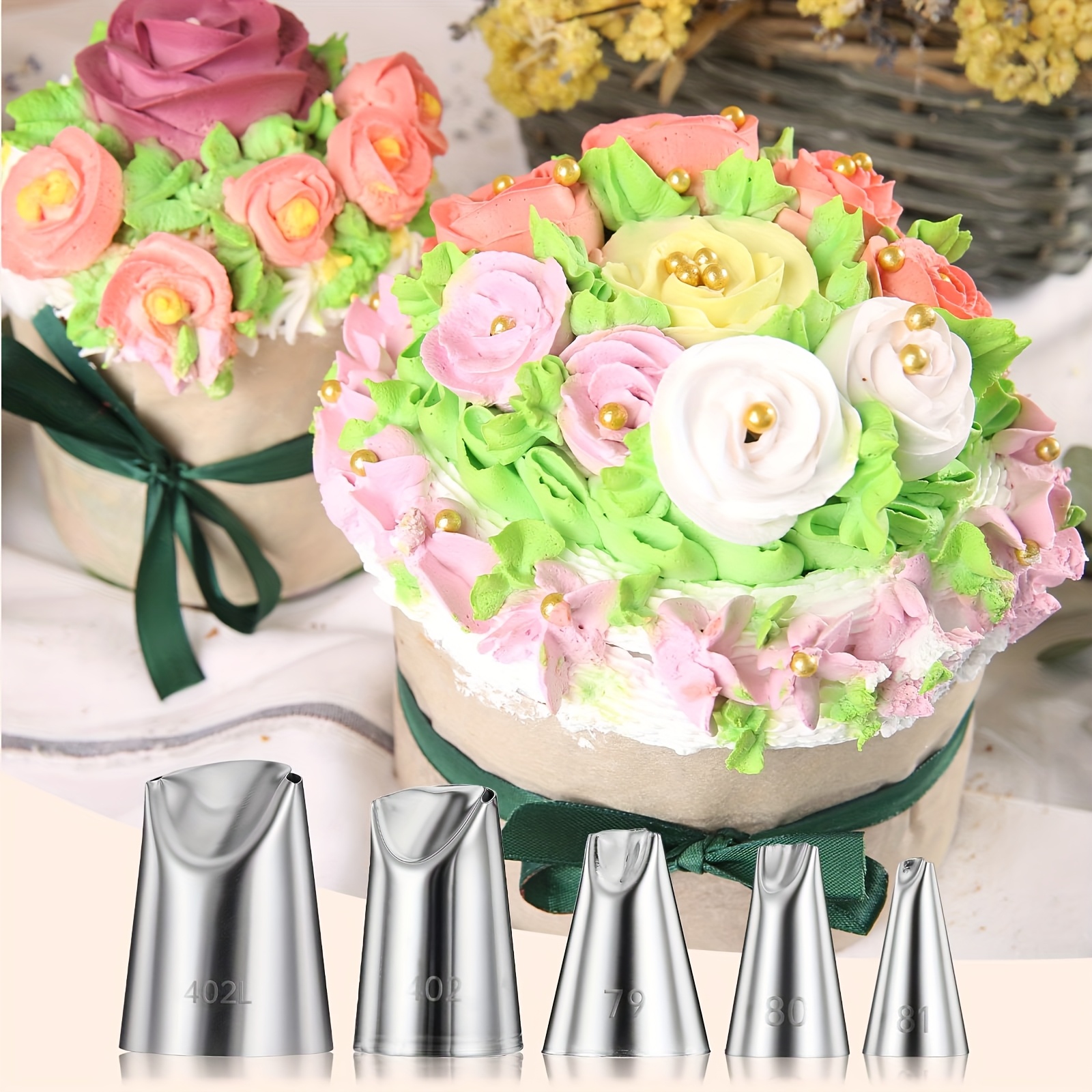 Buttercream Flower Daisy Piping Tip Sunflower Cake Design Nozzle